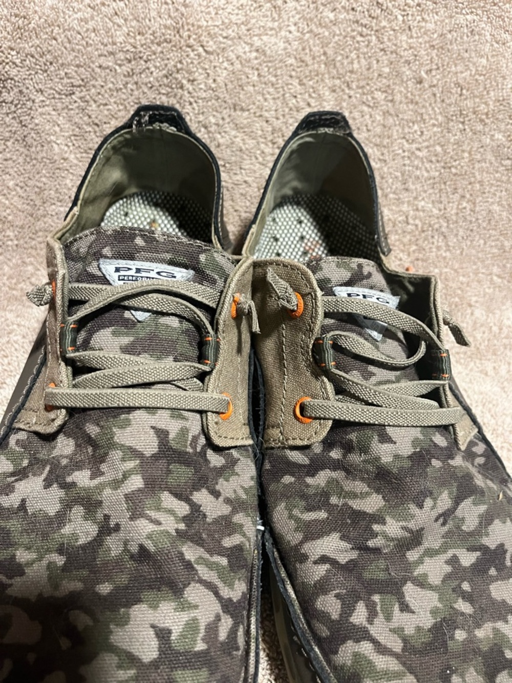 Columbia PFG Camo Bahama Vent Relaxed Men's Size 12 Fishing Hunting Boat Shoes - Picture 3 of 7